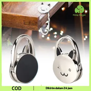 Gantungan Meja Kait Magnetik Gantungan Tas Magnetic Hook Hook Tas Portable Multifungsi Hanger Tas Kuat