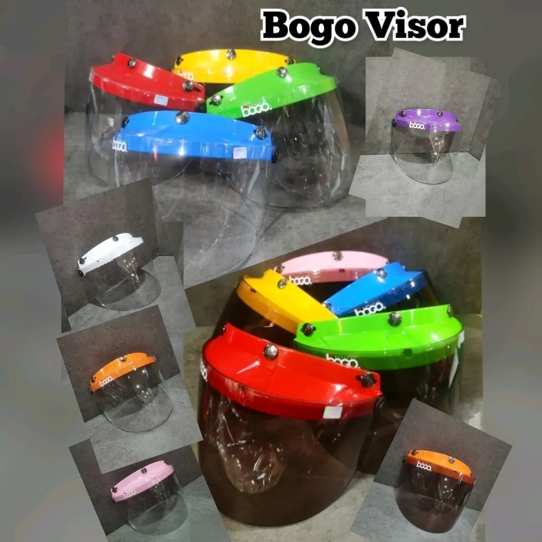 100% ORIGINAL VISOR BOGO CAP WRNA CLEAR DAN SMOKE SGV MS88 MHR Gear Blue Red