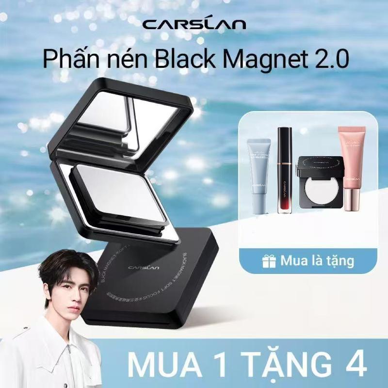  TunPham97  Phấn nén Black Magnet phiên bản mới 2.0 Carslan Bám nền lâu Kháng nước tốt 8g Mua 1 Tặng 4 Son dưỡng mini 1g*1+Phấn nén Black Magnet mini*1+Kem nâng tông mini 5g*2 