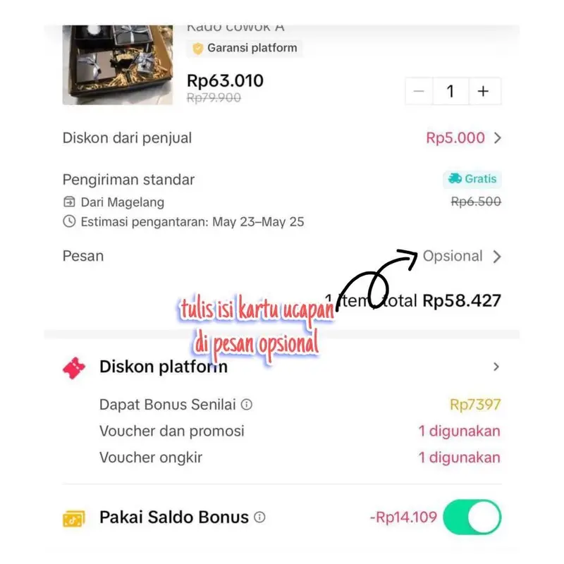 Hampers hadiah pesta kado buat cewek kado ulang tahun wisuda graduation pernikahan anniversary ultah cewe lebaran ramadhan 2