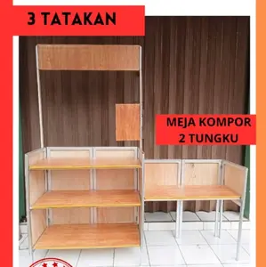 GEROBAK LIPAT RANGKA HOLLOW BAJARINGAN-PORTABLE-SIMPLE-RINGAN DIBAWA bisa dilipat