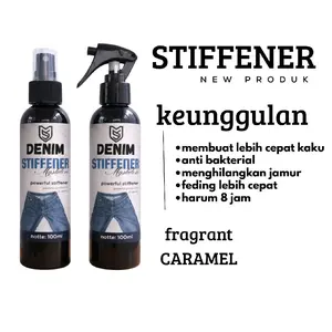 MYSTIDEM Denim Stiffener Spray Khusus Mengkakukan Denim 100ml Anti Bakterial Menghilangkan Jamur Harum 8 Jam
