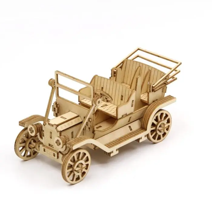 Produk Unggulan Kigumi Wooden Art Puzzle - Classic Car