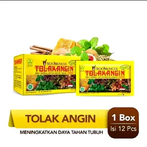 [1 Box isi 12 Sachet] Tolak Angin Cair isi 12 Sachet Daya Tahan Tubuh @15ml