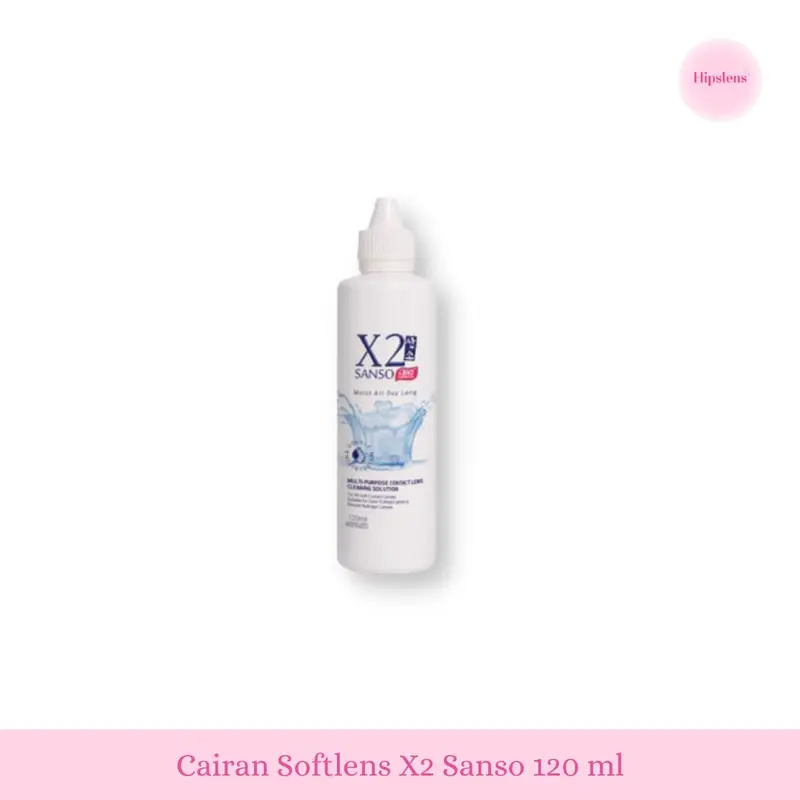 Cairan Softlens / Air Softlens X2 Sanso 60ml | 120ml |360ml 2