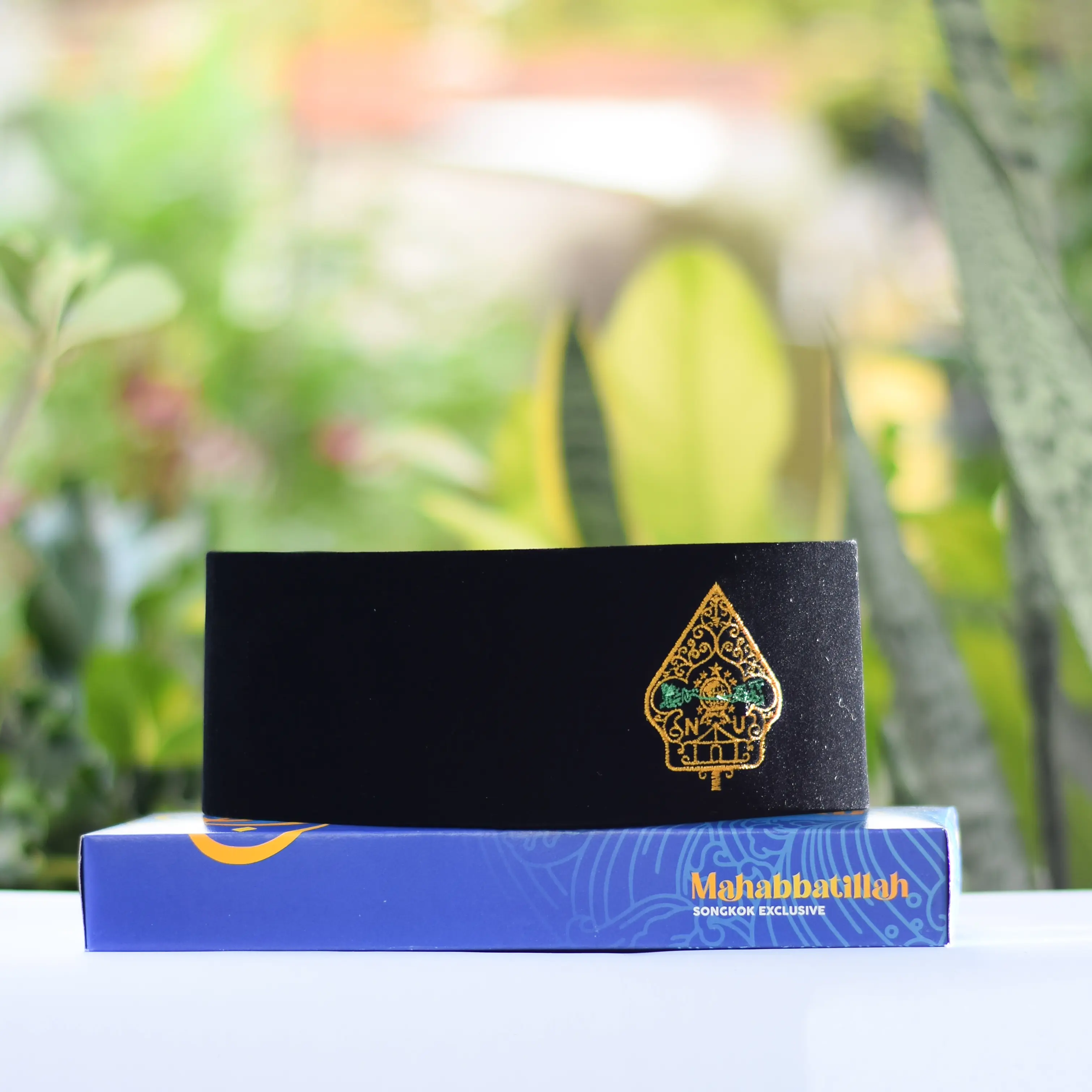 PECI HITAM LOGO NU WAYANG / SONGKOK NASIONAL BORDIR WAYANG TERBARU COCOK UNTUK BAJU ADAT Kopiah Dewasa Motif