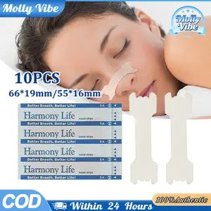 [10Pcs] Plester Hidung Anti-Snoring - Lembaran Ekspansi Rongga Hidung