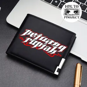 Dompet Pria Lipat Import Leather PU dengan Desain Grafis Keren Dompet Anak & Pria Dompet wallet Motif KATA KATA