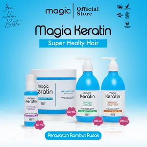 Magia keratin Series perawatan rambut kering dan rusak