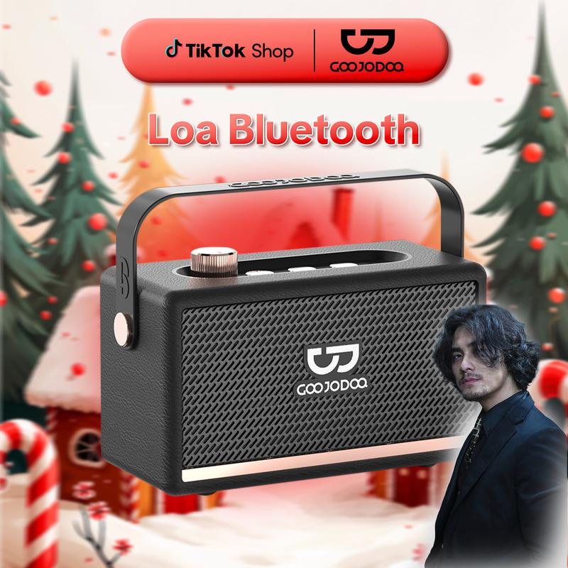 Loa Bluetooth Goojodoq loa di động không dây phong cách BT Kết nối không dây Hỗ trợ cuộc gọi rảnh tay Nghe Nhạc