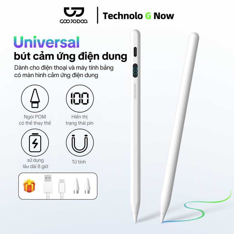 Bút Cảm Ứng Đa Năng GOOJODOQ × KOC / KOL, Thích Hợp Cho Xiaomi, Huawei, Máy Tính Bảng PAD Và Điện Thoại Di Động, Có Chỉ Báo Pin