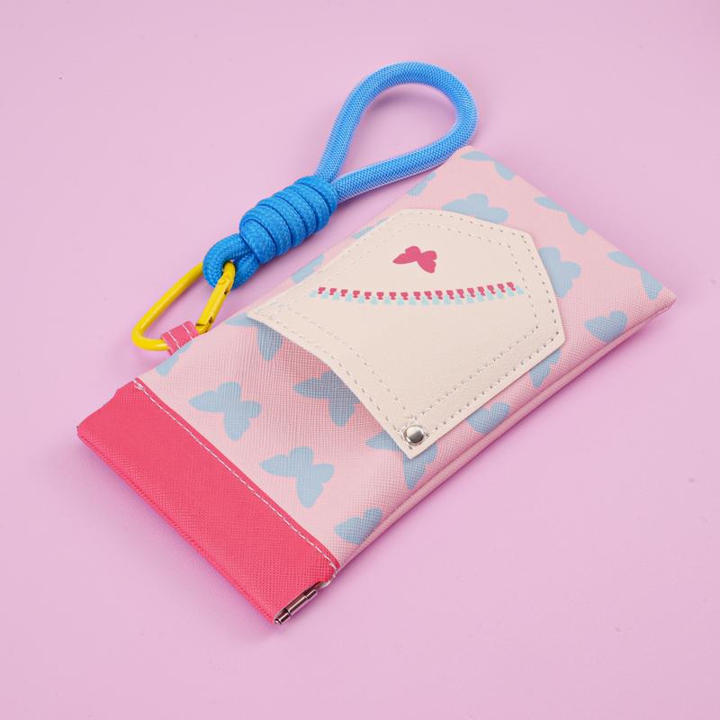 Ví Nữ, In Hình Dễ Thương, Sức Chứa Lớn, Làm Bằng Da PU, Đa Năng, Thiết Kế Tinh Tế