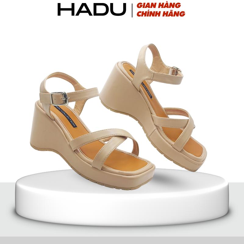 Giày Dép Sandal Xuồng Quai Chéo 8P, XIARA HADU MX14 da PU cao cấp - BH 12 tháng Nữ DéP Shoes