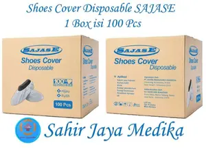 Shoes Cover Disposable Medis SAJASE 1 Box isi 100 Pcs Shoe Cover