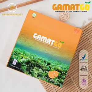 GAMAT GO EKSTRAK GAMAT 15 SACHET ORIGINAL | MENGANDUNG EKSTRAK GAMAT EMULSION SIAP MINUM PENGGANTI GAMAT EMULSION Emas