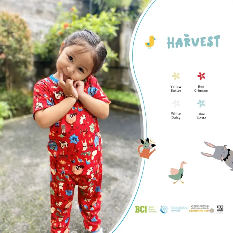 Joel Baju Anak Setelan Mix 0-5 Thn | Joel Ultra Playing + Harvest 6