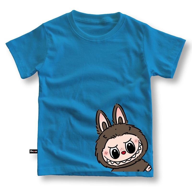Kaos anak Laki laki perempuan motif LABUBU usia 3,5-14 Tahun Baju anak unisex bahan cotton combed 7