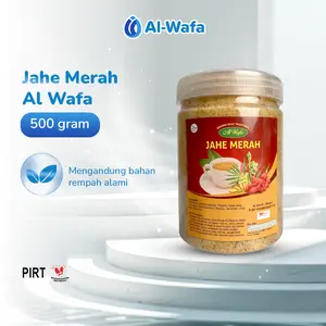 Minuman Herbal Jahe Merah Al Wafa Serbuk Toples 500gr