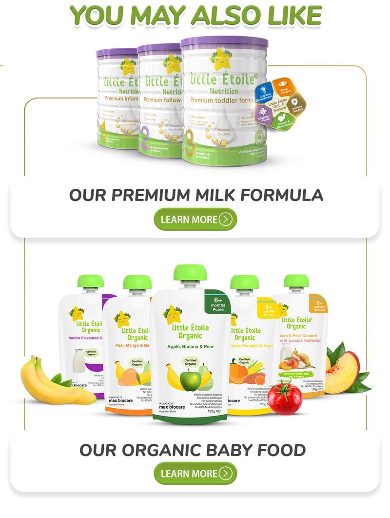 Product Introduction of Little Étoile Organic Baby food Puree Pouch 120g - Source of Vitamin C, Calcium, Phosphorus, DHA [EXP in Description] 6