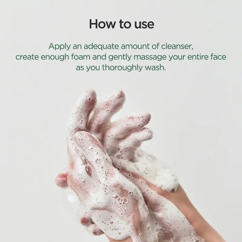 【BPOM】nua Cleansing Foam 150ML /Anua Heartleaf Quercetinol Pore Deep Cleansing Foam 4
