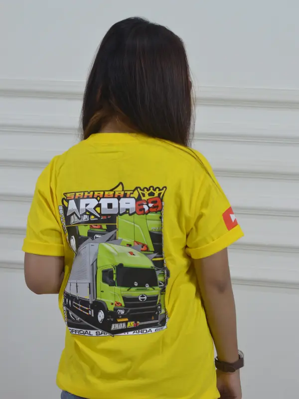 Kaos SAHABAT ARDA 69 (tebal bahan combed 24s) Lembut Katun Sablon 3