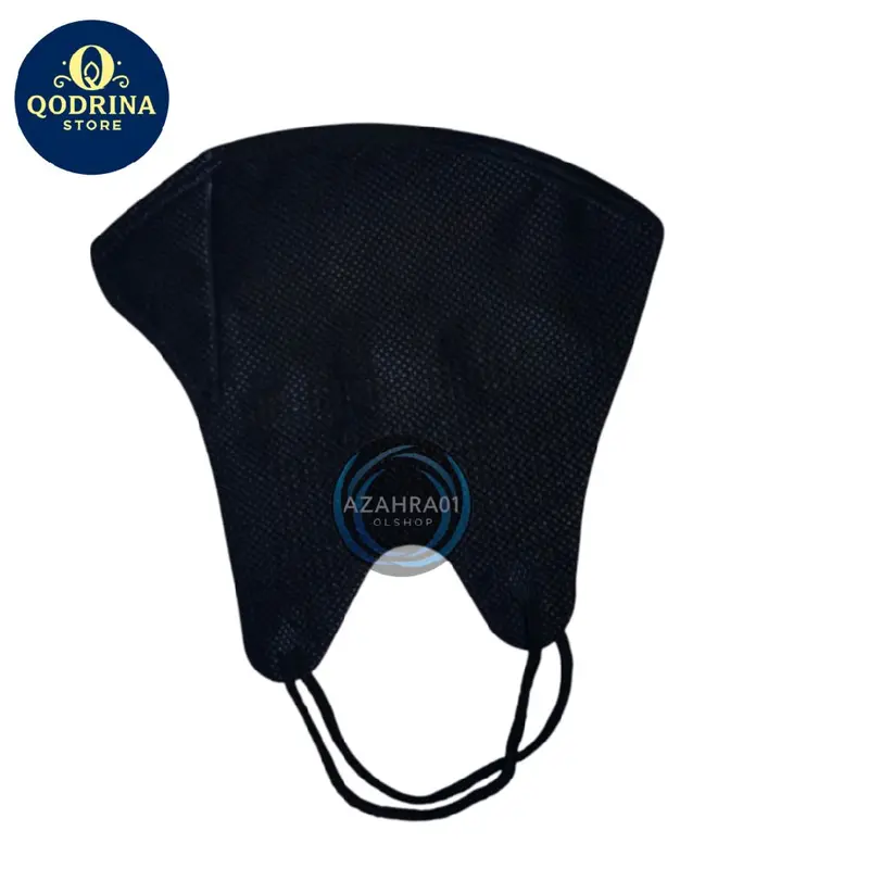 (50 pcs) masker DUCKBILL 3 ply Hitam Putih 3