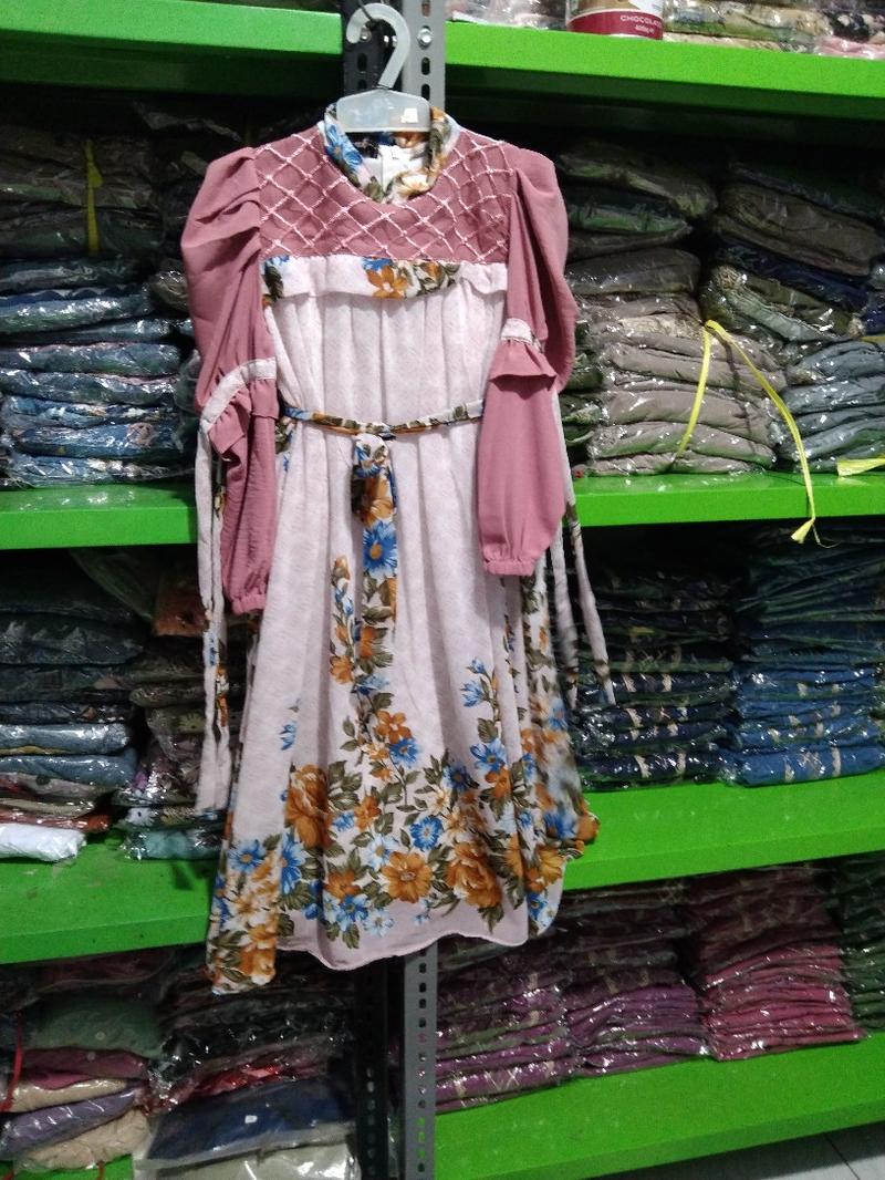 Product Introduction of DRESS NK Bisa Couple Ibu & Anak Perempuan FASHION MUSLIM REKOMENDASI GAMIS LEBARAN 2024 MEWAH KEKINIAN CERUTY SYARI / DRESS ARAFA Baju Keluarga Polos Pasangan Jilbab Mom 16