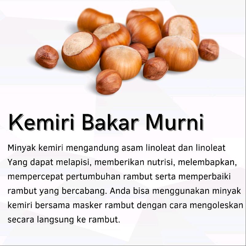 Minyak Kemiri bakar murni Erdila penumbuh rambut 100% PURE ORIGINAL Menebalkan Menumbuhkan 1
