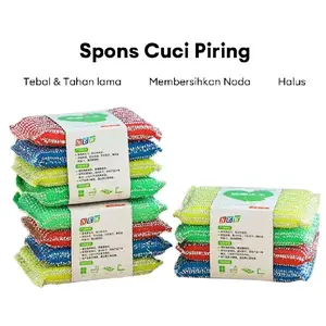 VP SPONS PENCUCI PANCI PIRING ISI 8PCS | SIKAT PENCUCI PIRING PEMBERSIH | COD. GK4