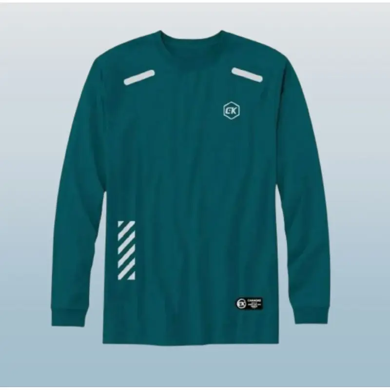 JERSEY DRYFIT LENGAN PANJANG BAJU KAOS ATASAN OLAHRAGA DEWASA PRIA WANITA PREMIUM RUNNING SEPEDA GYM SEPAKBOLA BADMINTON VOLI NYAMAN DI PAKE MENYERAP KERINGAT