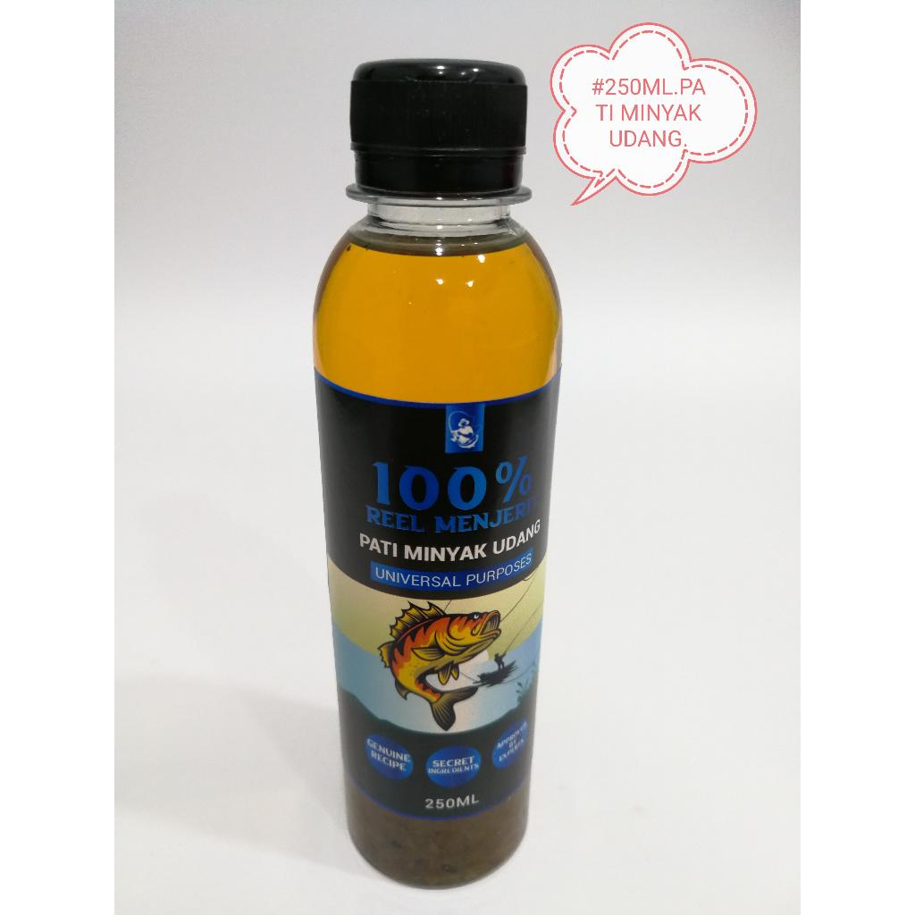 Reel Menjerit Pati Minyak Udang Fishing Fish Pancing Memancing Ikan 250ml