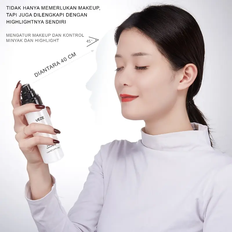 [BPOM] Veze Spray Moisturize Pengontrol Minyak Anti Keringat Pada Wajah 100ml 3