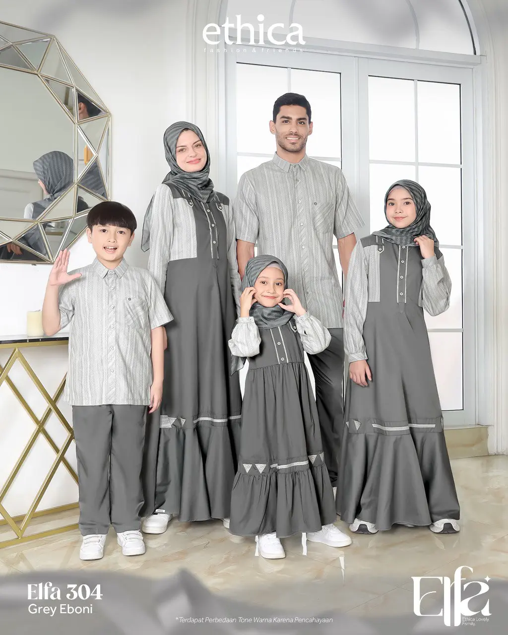 Sarimbit Elfa 304 Grey Eboni by Ethica New Arrival