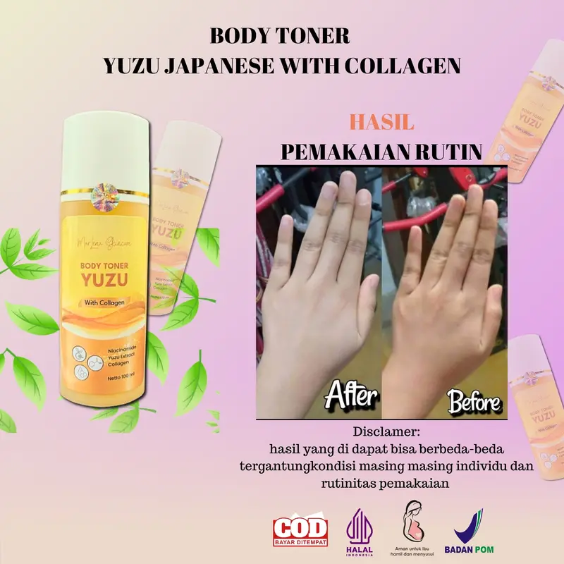 TONER LEMON YUZU WITH COLLAGEN  WHITENING BPOM 6