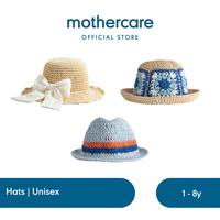 Gambar Mothercare Summer Straw Hats Collection - Topi Musim Panas Anak - Beige Ribbon, 1-3 Years dari Mothercare Indonesia Kota Administrasi Jakarta Selatan 1 Tokopedia