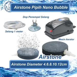 AIRSTONE Bulat PIPIH diiameter 6.8.10.12cm untuk gelembung Aerator