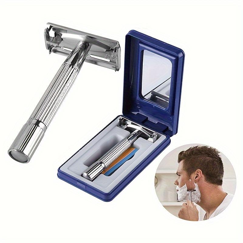 Stainless Steel Manual Safety Razor Set for Men Barber Shave - TikTok ...