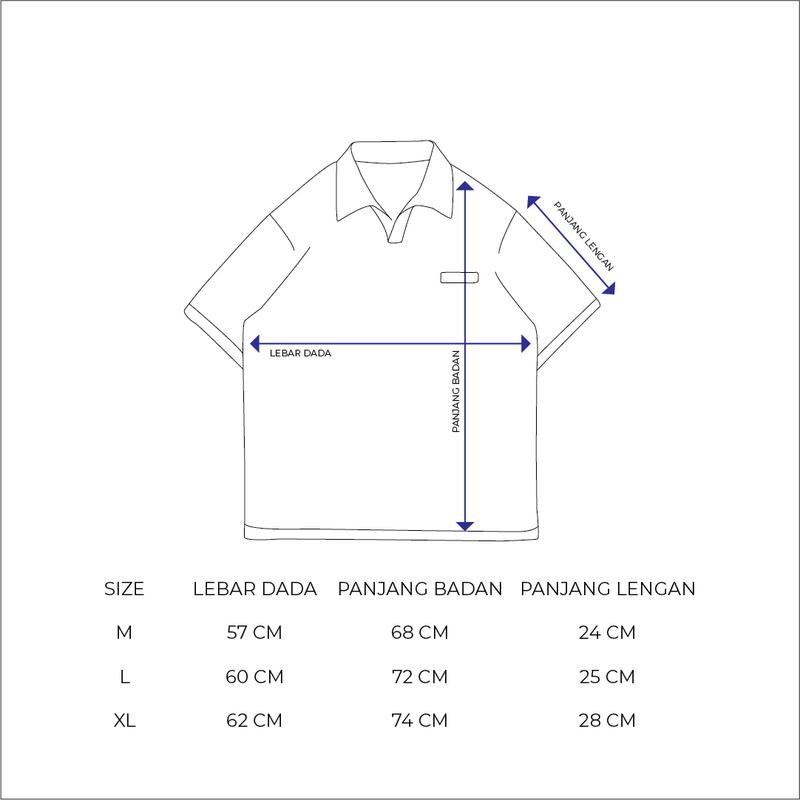 Product Introduction of Samee Rugby Lengan Pendek Navy Over size 0