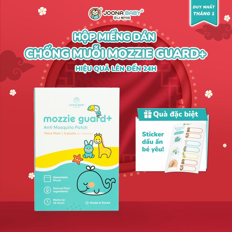  Miếng dán chống muỗi cho bé Mozzie Guard+ Hộp 54 miếng dán  - JOONA BABY Việt Nam 