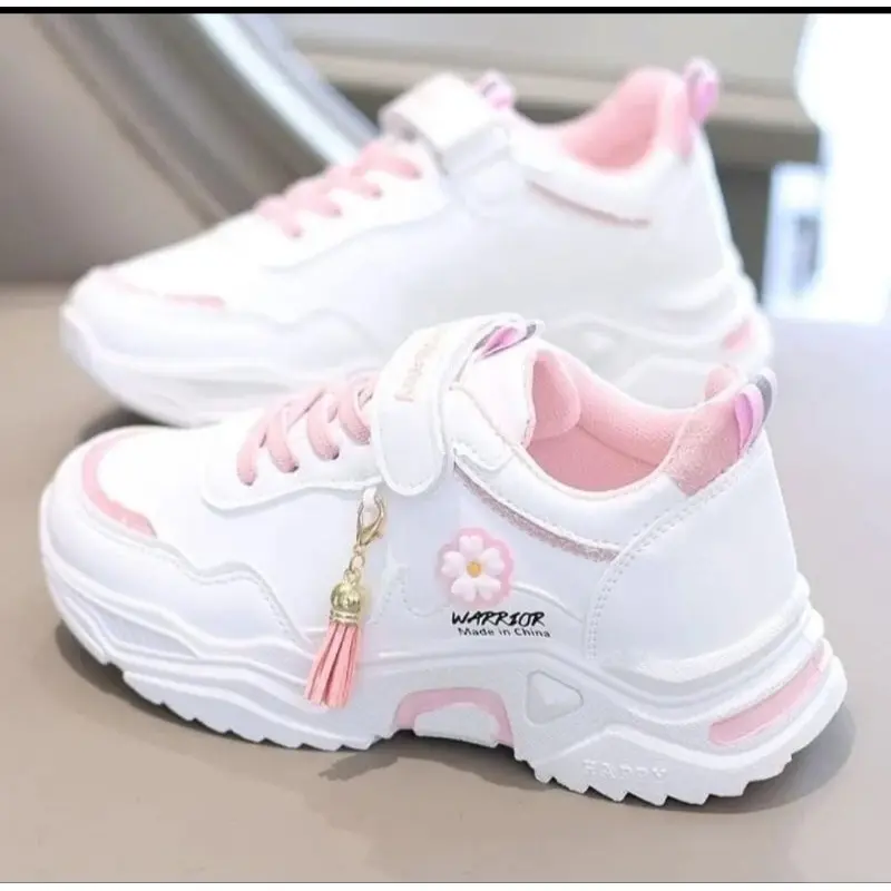 sepatu sneaker anak perempuan/ sepatu sekolah anak/ sepatu olahraga anak