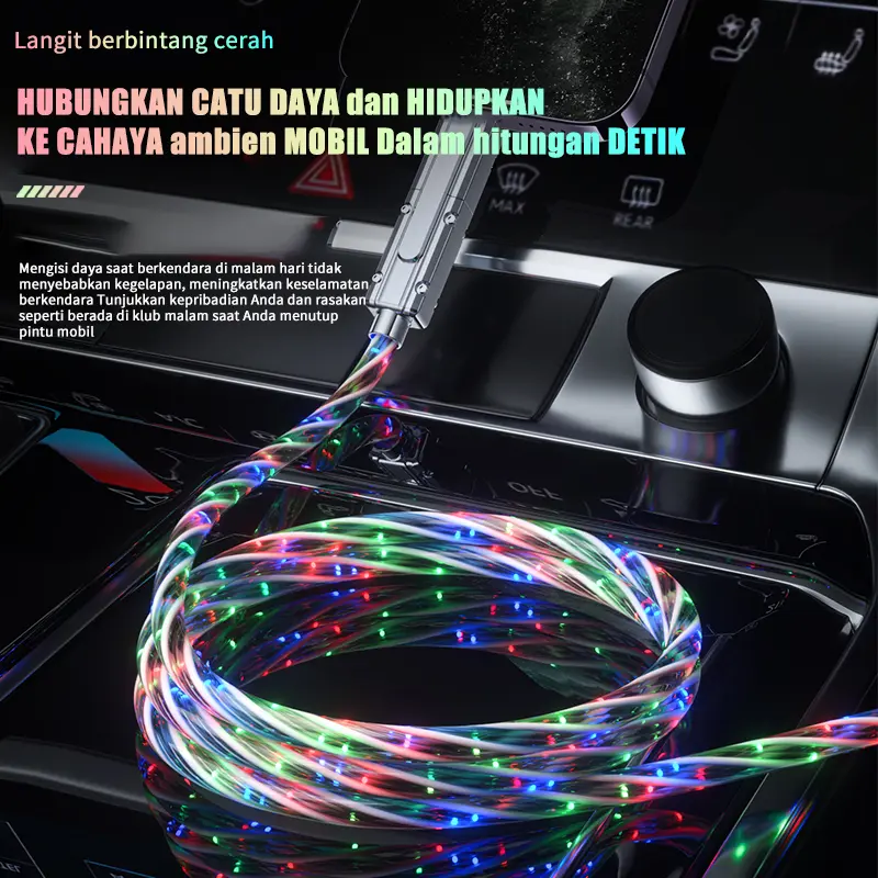 ZHIKE Kabel Data PD Fast Charging Type C to Type C Untuk Type C to iOS Lightning Adaptor 240W 35W 180° Rotate 1.5M Zinc Alloy Silicone USB Adapter Pengisian Cepat Cable Charger Adapter Untuk iP Android Realme XIAOMI Samsung 6