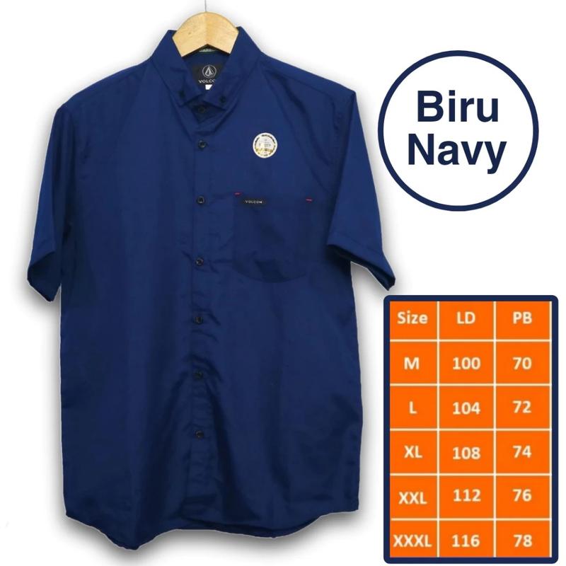 Product Introduction of kemeja pria lengan pendek 100ribu 5pcs kemeja polos lengan pendek dewasa slimfit Katun Casual unisex 5