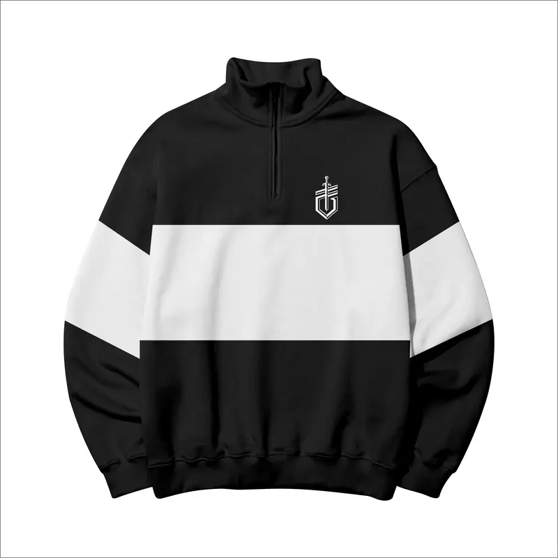 sweater rugby mtrl sweater unisex halfziper 2
