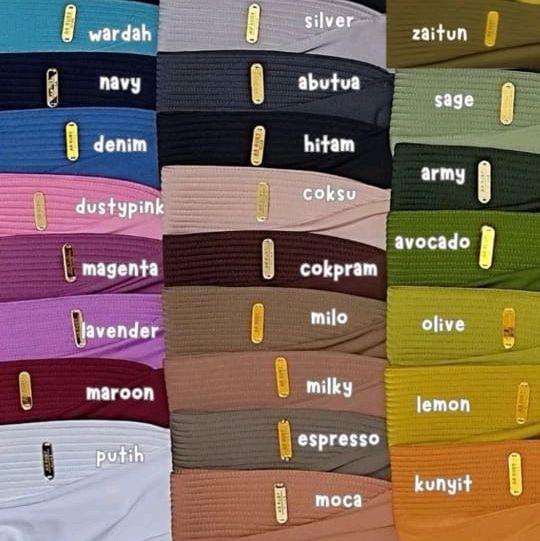 30ribu dapat 3pcs hijab bergo hamidah akrilik size M pet nyaman hijab instan jersey hyget premium 1