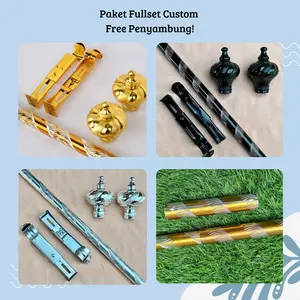 COD TIANG GORDEN FULLSET CUSTOM UKUAN 30CM - 300CM/BATANG GORDEN SAMBUNGAN  FULLSET