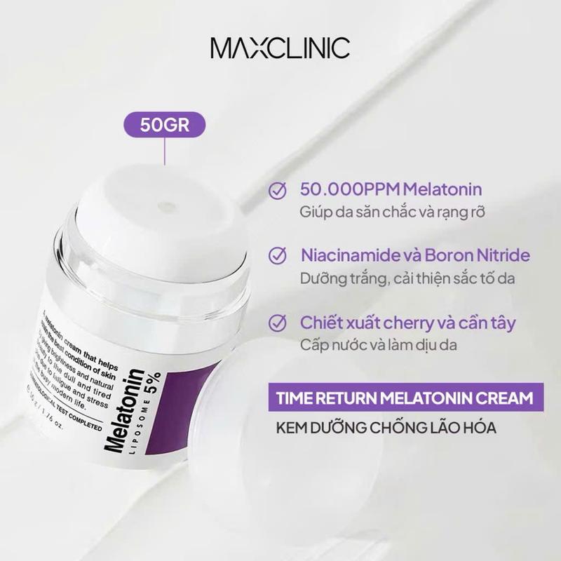 Kem Dưỡng Maxclinic Time Return Melatonin Cream 50g