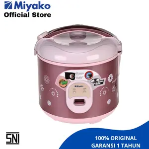 Miyako MCM18BHB Rice Cooker / Magic Com 1.8 Liter 3 in 1 Bonus Gelas Ukur dan Sendok Nasi