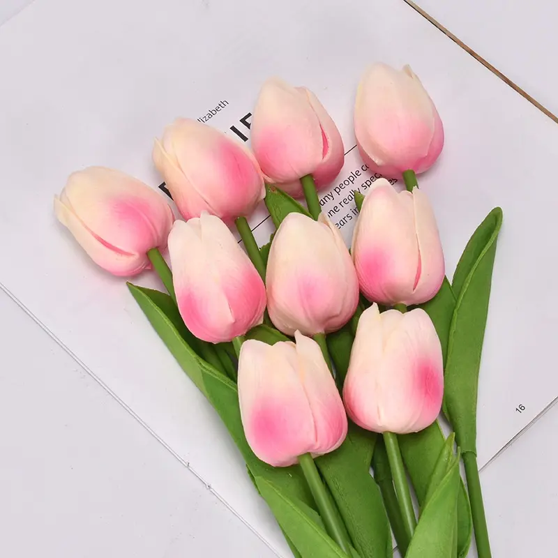 Bunga plastik/Bunga Palsu/Bunga Imitasi harga pertangkai 1pcs (1 bunga)/Bunga Tulip/Dekorasi Rumah/harga pertangkai