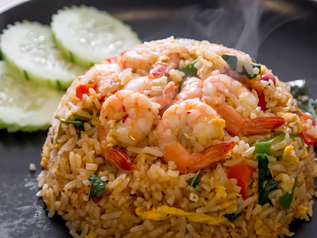 Tom Yum Chicken Fried Rice :Authentic Tom Yum Fried Rice – Bold, Flavorful, Thai Comfort