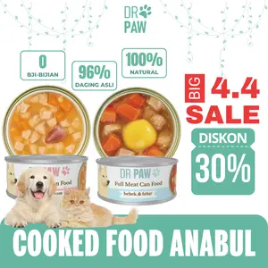 DR PAW DOG FOOD CAT FOOD KALENG 100 GR - Sup Daging Sehat Anabul